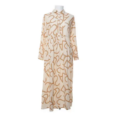 Dress (Beige, Brown) from Heart Kiss Viscose