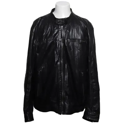Läderjacka (Svart) från Molltan Skinn, Polyester