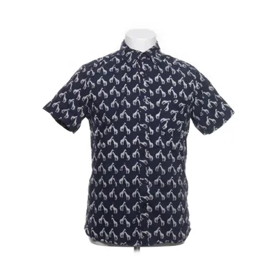 Kortärmad skjorta (Blå, Vit) från MyWear Man Bomull