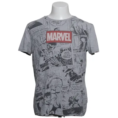 T-shirt (Gray, Multicolored) from Marvel Cotton, Polyester
