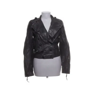 Leather jacket (Gray) from H&M Leather