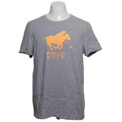 T-shirt (Grijs) van Polo Sylt Organisch katoen, Viscose