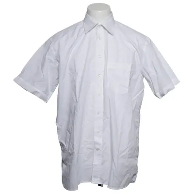 Korte mouwen shirt (Wit) van Peter Fitch Katoen