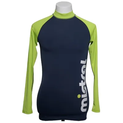 T-shirt de natation (Bleu, Jaune) de Mistral Élasthane, Polyester