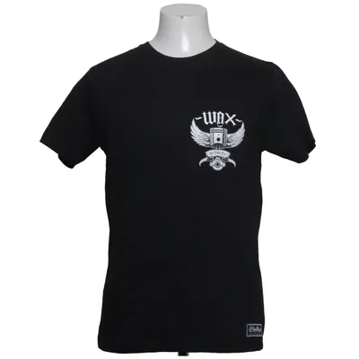 T-shirt (Zwart) van Wax Katoen