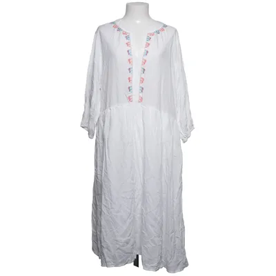 Dress (White) from Usha Polyester, Viscose