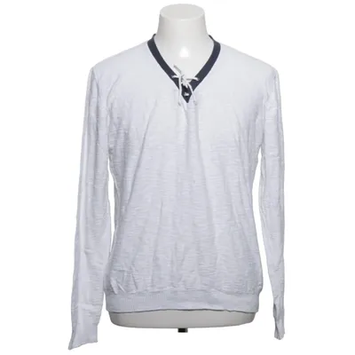 Sweater (White, Blue) from Smog Cotton