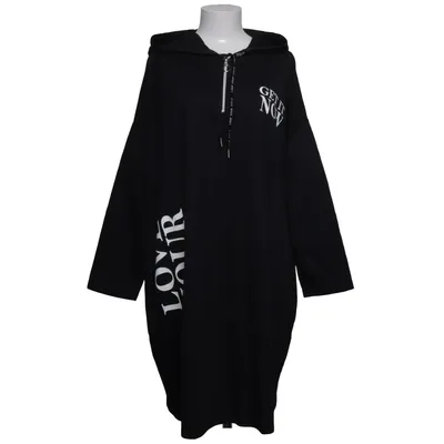 Hood dress (Black) from Angel of Style Cotton