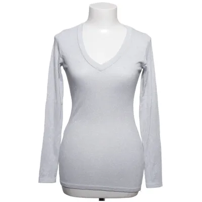Langærmet t-shirt (Grå) fra Susy Mix Elastan, Metallfiber, Viscose