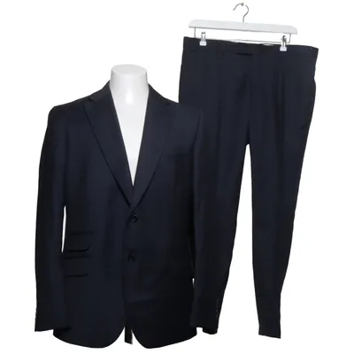 Suit (Blue, Black) from Gagliardi Wool