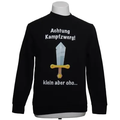 Sweatshirt (Noir) de Lane Seven Coton, Polyester