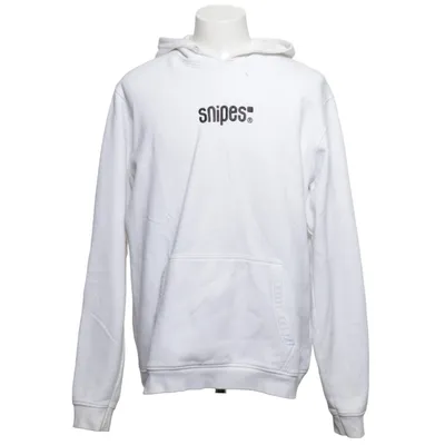 Sweat à capuche (Blanc) de Snipes Coton, Polyester