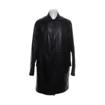 Läderrock (Grå) från Donna Karan Dun, Fjädrar, Skinn, Nylon