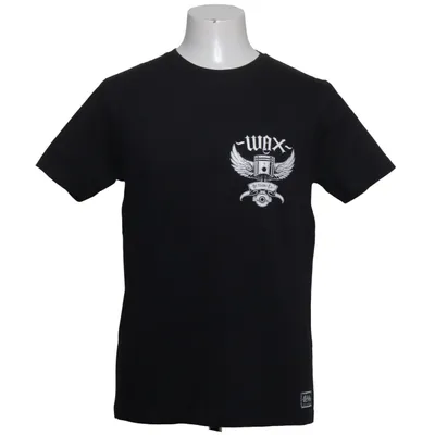 T-shirt (Zwart) van Wax Katoen