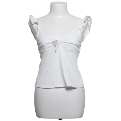 Tanktop (Wit) van Divided by H&M Elastaan, Polyester, Katoen