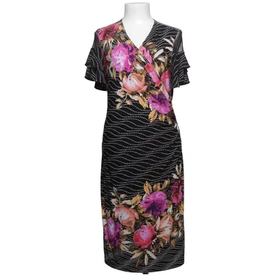 Klänning (Svart, Flerfärgad) från Joseph Ribkoff