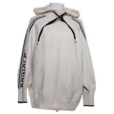 Hættetrøje (Hvid, Sort) fra Pringle of Scotland x H&M Akryl, Polyester, Uld