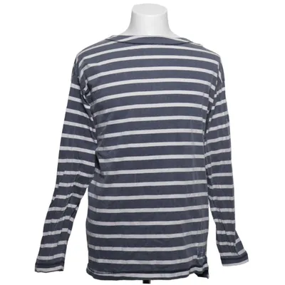 T-shirt à manches longues (Bleu, Blanc) de Clifton Classic Coton