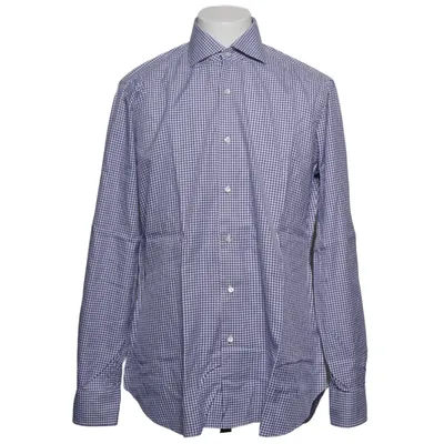 Chemise (Bleu, Blanc) de Barba Coton