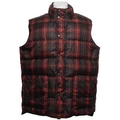 Dunväst (Röd, Svart, Flerfärgad) från Lands' End Dun, Fjädrar, Nylon, Polyester