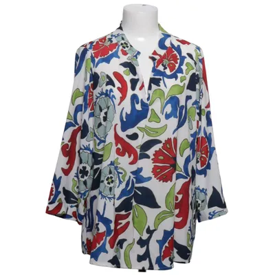 Blouse (Blanc, Multicolore) de Hybrid Polyester