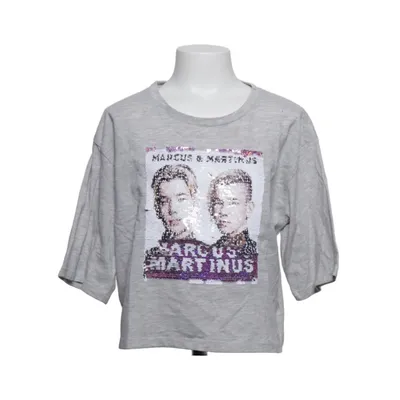 Top (Grå) fra Marcus & Martinus x H&M Polyester, Bomuld