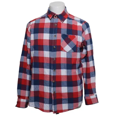 Flanellen overhemd (Rood, Blauw, Wit) van Identic Man