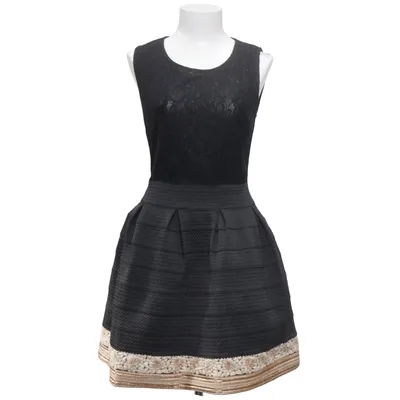 Jurk (Zwart, Beige) van Choklate Elastaan, Polyester