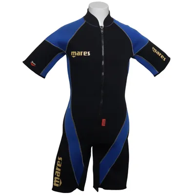Wetsuit (Black, Blue) from Mares Polyamide, Polyester