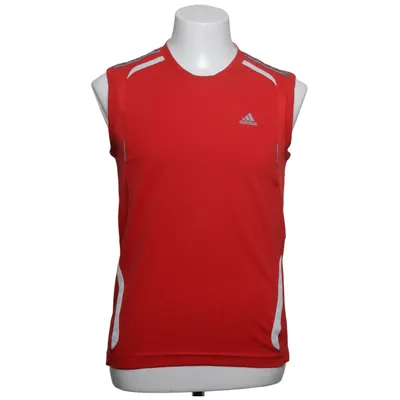 Sport tanktop (Rood, Wit) van Adidas Polyester