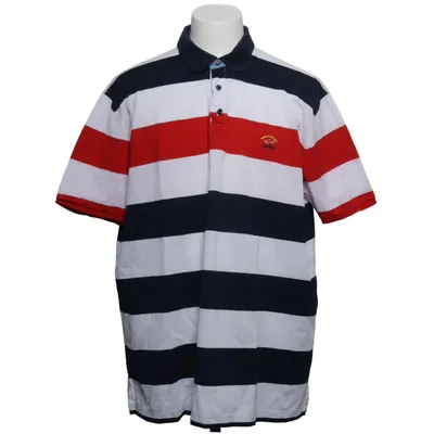 Poloshirt (Blauw, Wit, Rood) van Paul & Shark Katoen