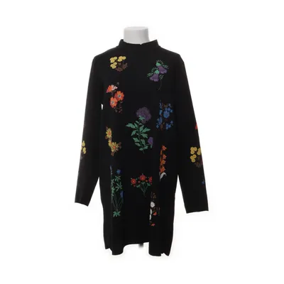 Klänning (Svart, Flerfärgad) från Zara W&B Collection Elastan, Polyester
