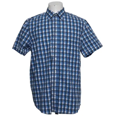 Short sleeve shirt (Blue, White) from Angelo Litrico for C&A Cotton, Polyester