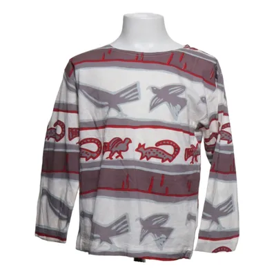 Lange mouwen shirt (Beige, Rood, Grijs) van Gazzi Katoen