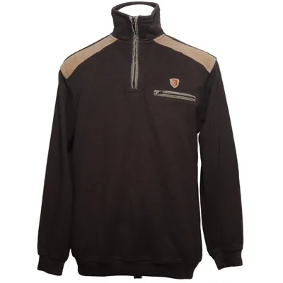 Sweatshirt (Marron, Beige) de Jim Spencer Coton, Polyester