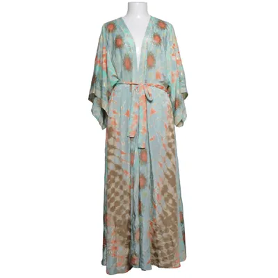 Kimono (Blauw, Meerkleurig) van Miss Miss Zijde, Viscose