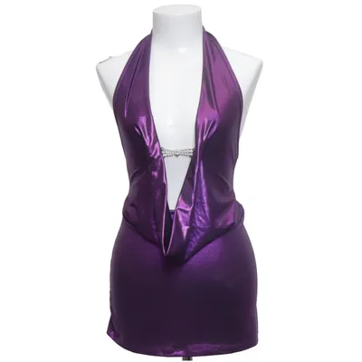 Halterneck top (Lilla) fra Cottelli Collection Elastan, Polyester