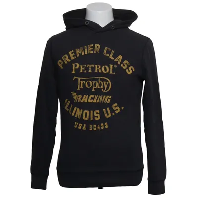 Hoodie (Gray, Yellow) from Petrol Cotton, Polyester