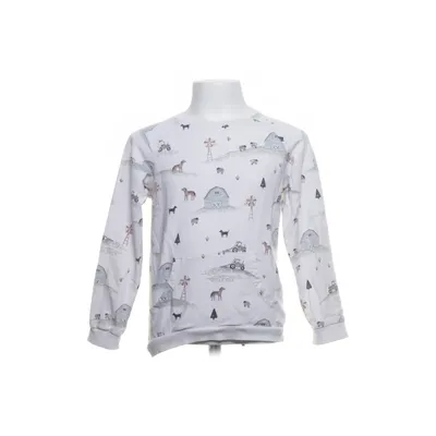 Collegetröja (Vit, Flerfärgad) från Newbie by KappAhl Bomull, Elastan