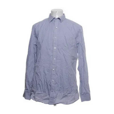 Skjorta (Blå, Vit, Flerfärgad) från Dressmann Bomull, Polyester