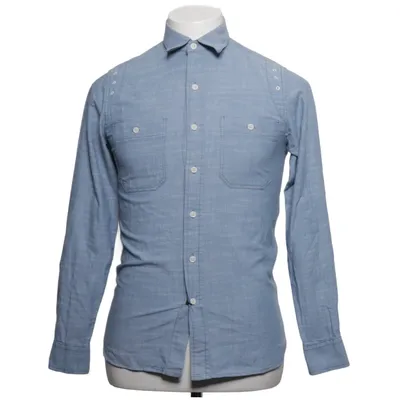 Shirt (Blue) from Topman Cotton