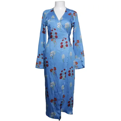 Wrap dress (Blue, Multicolored) from Edited Polyester