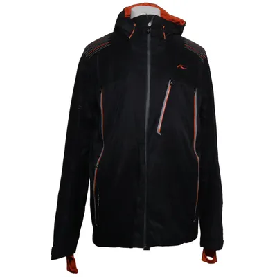 Ski-jas (Grijs, Oranje) van Kjus Dons, Veer, Polyamide