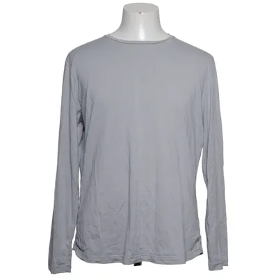 Lange mouwen shirt (Grijs) van Luca Faloni Katoen, Zijde