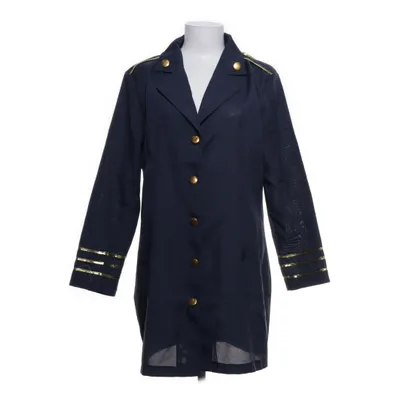 Kavaj (Blå, Guldfärgad) från Smiffy's Polyester