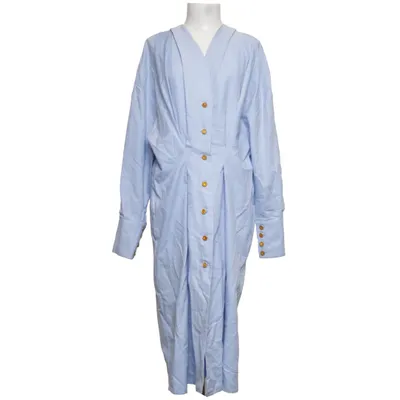 Robe chemise (Bleu) de MANURÍ Coton