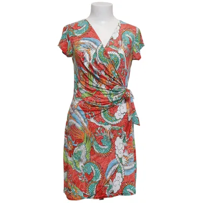 Robe (Rouge, Multicolore) de Esperance Élasthane, Polyester