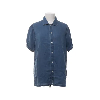 Korte mouwen shirt (Blauw) van East West Lyocell, Tencel