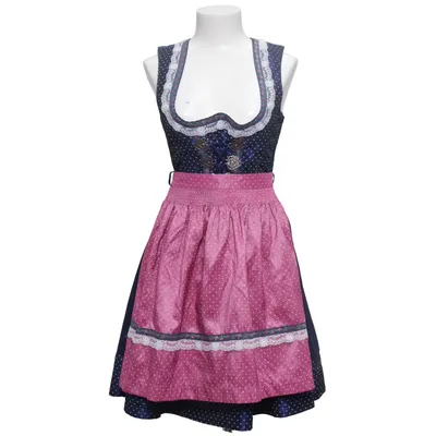 Dirndl (Rose, Bleu, Blanc) de Country Line Coton, Polyamide, Polyester
