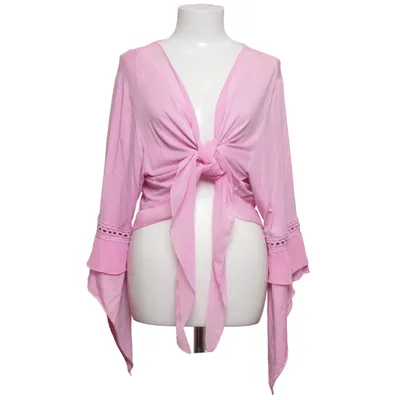 Cardigan cache-cœur (Rose) de Tredy Élasthane, Polyester, Viscose